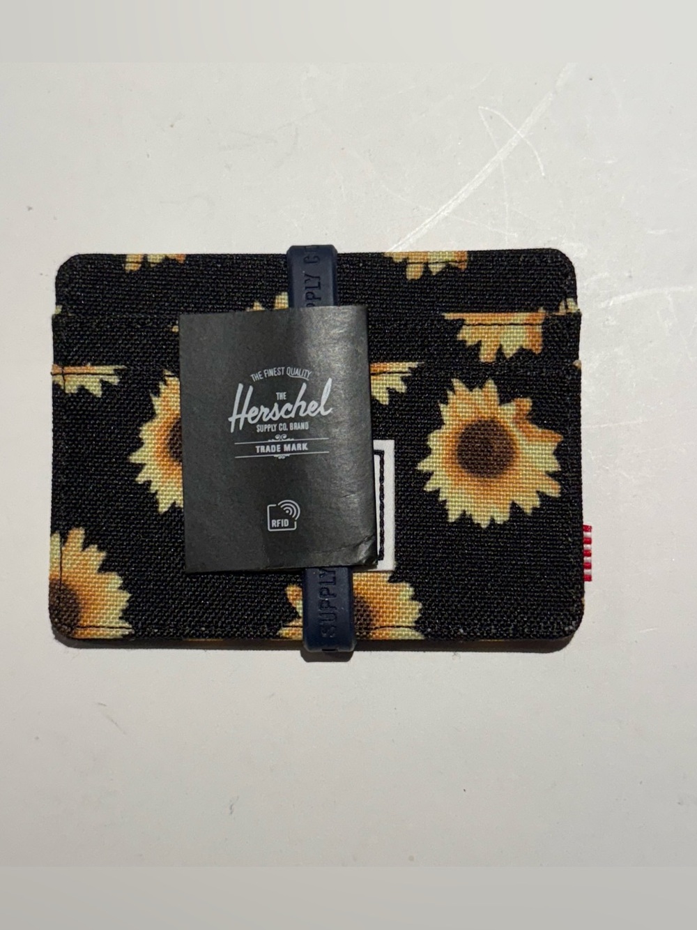 Herschel Supply Company Sunflower Card Holder Wallet - Picture 2 of 6